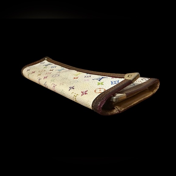 Authentic Louis Vuitton Multicolor Canvas Wallet With Box and DustBag LuxuryCore - Picture 8 of 12